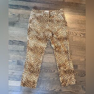 Frame - Velvet Leopard Print Pants